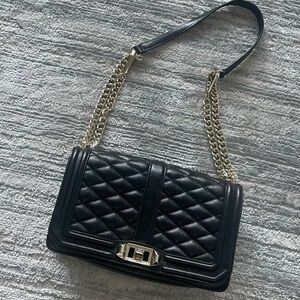 Classic flap black leather Rebecca Minkoff